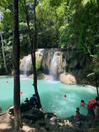 Seven Tiers of Waterfall in Kanchanaburi 🇹🇭