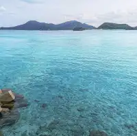 【座間味島】慶良間ブルーの海と夕陽