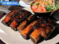 澳洲雪梨-港灣碼頭人氣豬肋排：Hurricane's Grill Circular Quay