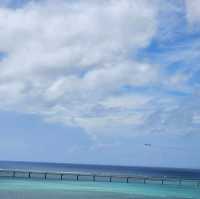 烈日當空看什麼飛機啦 | 瀨長島觀景台