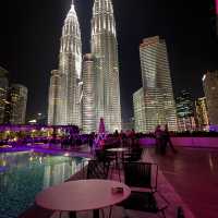 KUALA LUMPUR W HOTEL WETDECK with KLCC view