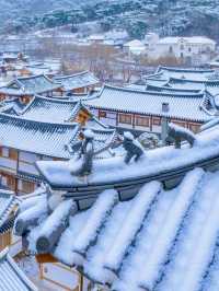 ❄️ 서울의 아름다운 레트로 한옥 눈풍경을 볼 수 있는⛄️한옥마을 여행지 추천