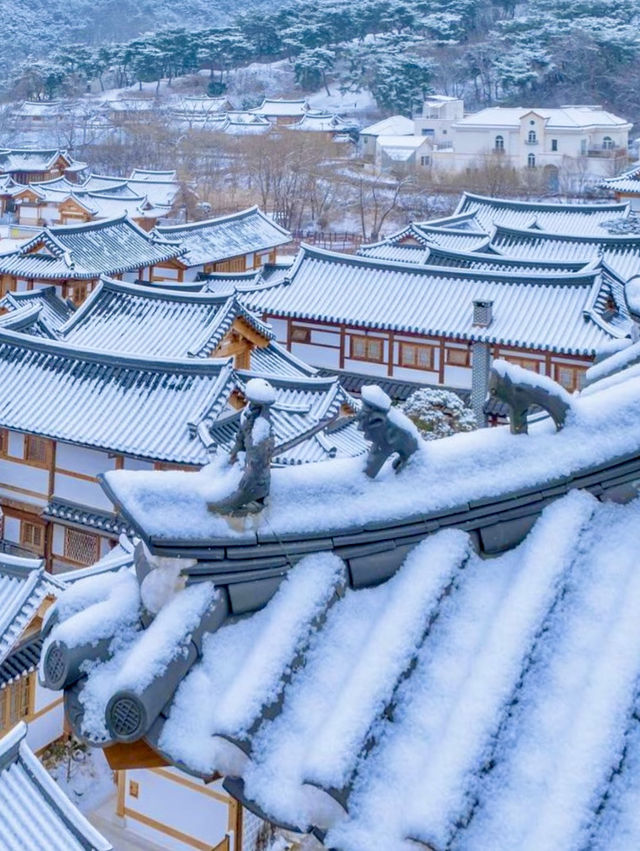 ❄️ 서울의 아름다운 레트로 한옥 눈풍경을 볼 수 있는⛄️한옥마을 여행지 추천