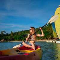 ไปพายคายัค ซัพบอร์ด เล่นเรือใบที่เกาะทะลุกัน