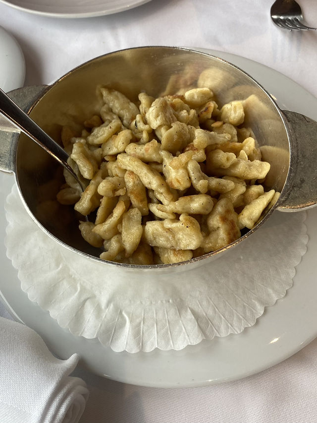 A Feast with a View: Dining at Castle Worth by Rhine Falls