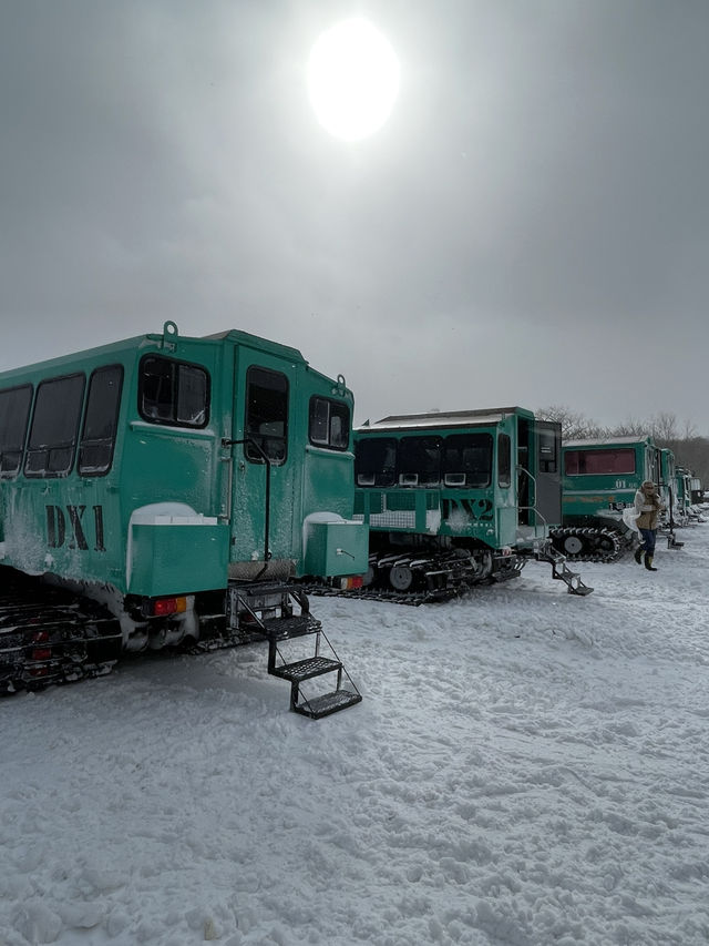 【宮城×冬の旅】冬の風物詩 樹氷を雪上車に乗って観光