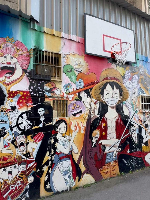 Painted Animation Lane: A Colorful Tribute to Animation in Taichung