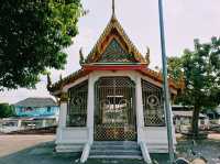 泰國曼谷市區湄南河畔著名皇家古跡寺廟:Wat Nang Ratchaworawihan，適合拍照📸打卡冥想