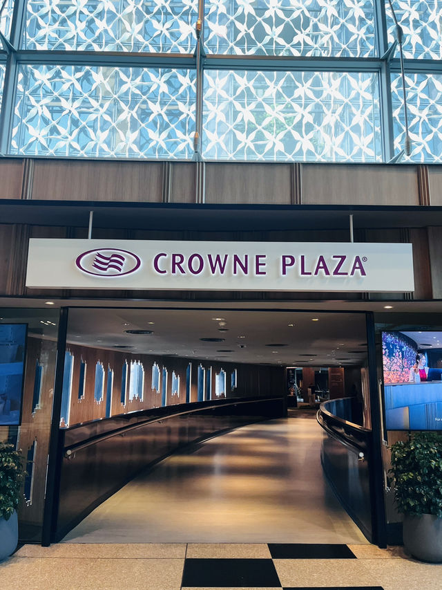 Crowne Plaza Changi right in front of your Boarding Gate