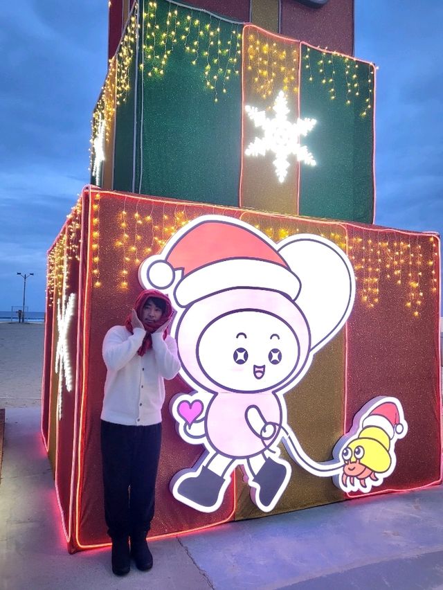 멋진 동해바다와 포토존이 있는 해수욕장