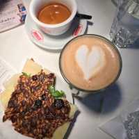 A nice cafe with pastries