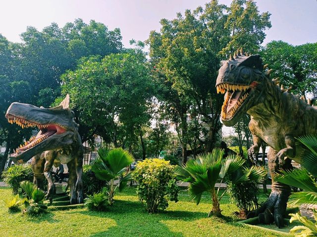 泰國曼谷著名地標高塔建築公園景點：Samut Prakan Learning Park And Tower，免費參觀，適合親子遊，適合打卡拍照📸