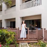 พักผ่อนบรรยกาศดี ที่ dusit thani huahin