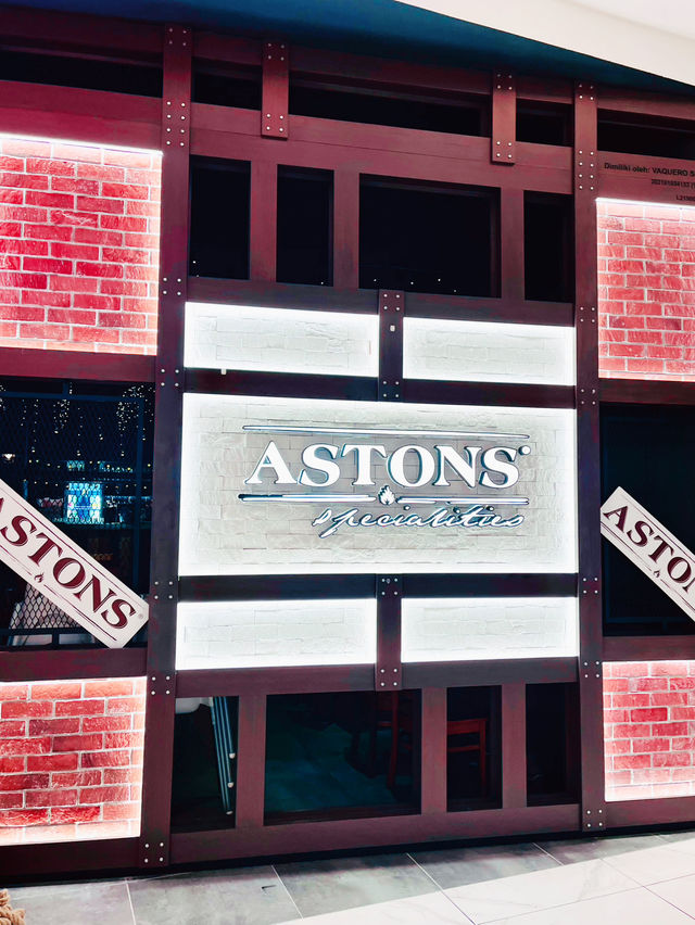 Astons Specialities at 1 Utama: Sustainable Dining Meets Steakhouse Excellence