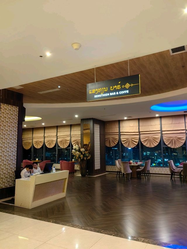 Sengthien Bar & Coffee, Rooftop Dining Spot in 5-star Hotel in Laos