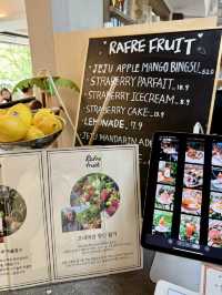 Spring Cakes on the Terrace at Cafe Rafre Fruit