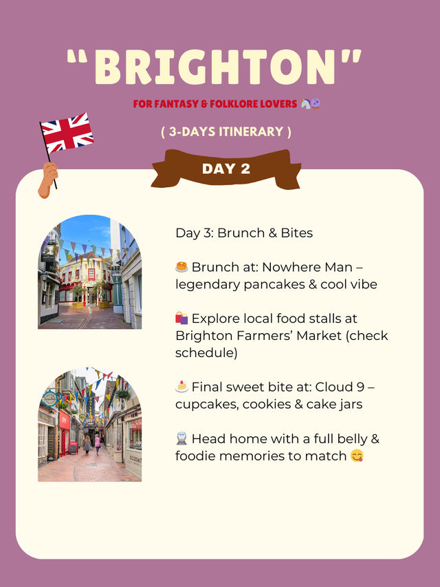 Brighton itinerary 💟
