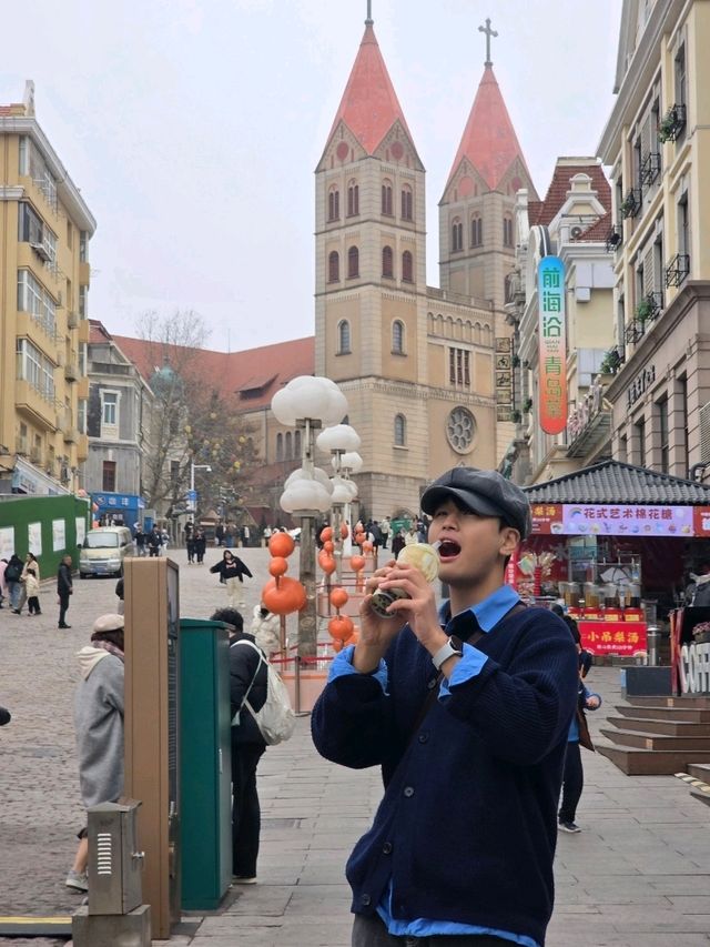 칭다오의 상징! 성미카엘 성당🇨🇳
