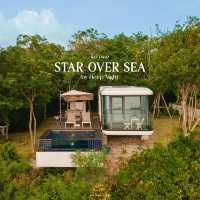 Star OVER SEA By Deep night