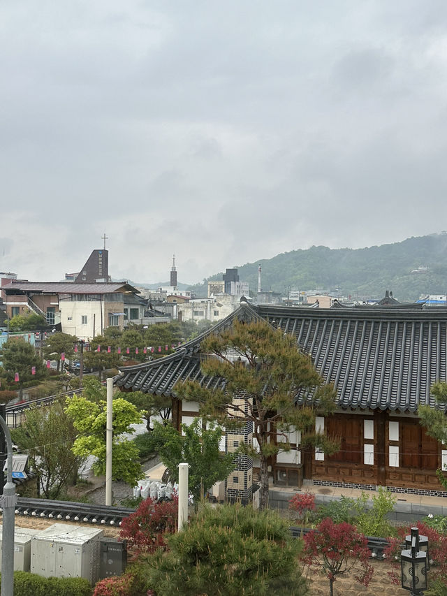 【韓国/南原】韓屋を見渡せる大型カフェ☕️