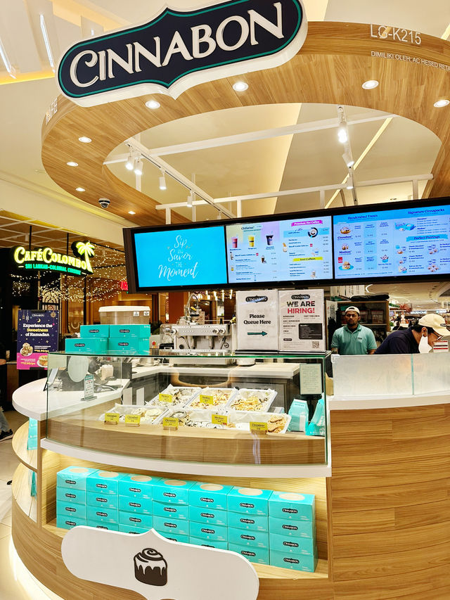 Swirls of Sweetness at Cinnabon