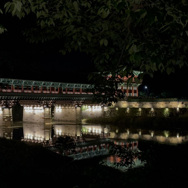 ライトアップされた慶州の最高の夜景景観