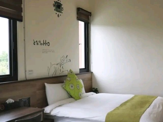建築風格融合西式與日式的民宿