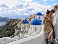 Honeymoon in Blue & White: Santorini Dreams