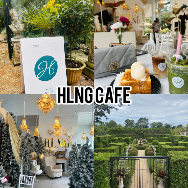HLNG Cafe (หลง คาเฟ่) – คาเฟ่สวนอังกฤษสุดเพอร์เฟกต์