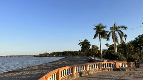 [Lake Nicaragua as seen from Granada | A blissful view of the old town and nature] — traveler post in Granada