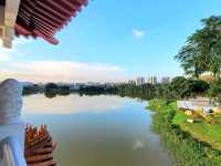 Twin Pagoda: A Peaceful Spot by the Lake