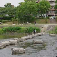 ปั่นจักรยานเลียบแม่น้ำ Kamo ,Kyoto