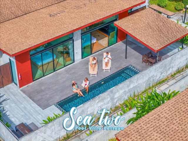 ที่พักพูลวิลล่าพัทยา ราคาดี Sea Two PoolVilla