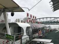 202507丹東：一趟直視北韓的邊境凝視📍鴨綠江 1 號碼頭遊船