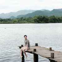 🌅 Lakeview Cafe – วิวเขื่อนสุดชิลล์ในกาญจนบุรี