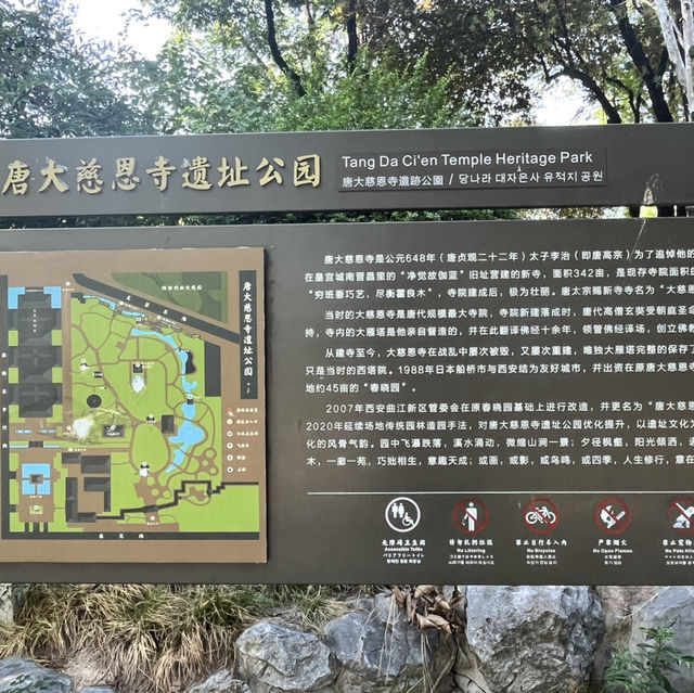 🏛 Da Ci’en Temple Ruins Park 大慈恩寺遗址公园 — Tang Dynasty Echoes in the Modern City