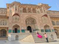 金黃山城中的摩揭陀傳奇#琥珀堡（Amber Fort）-印度捷布 (Jaipur)