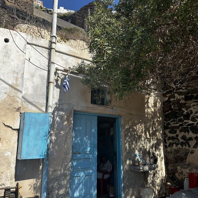 ⚓✨ Santorini Old Harbor – A Glimpse into Island Traditions