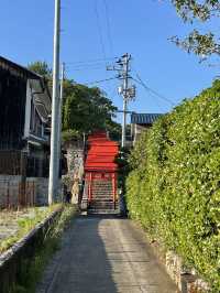 新幹線上就能看見的大島神社 連立鳥居