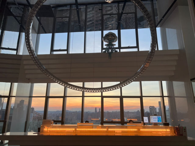 객실에서 충칭을 한 눈에 다 담을 수 있는📍이세야 파노라믹 호텔