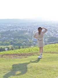 ชมพระอาทิตย์ตกที่ Mount Wakakusa Nara