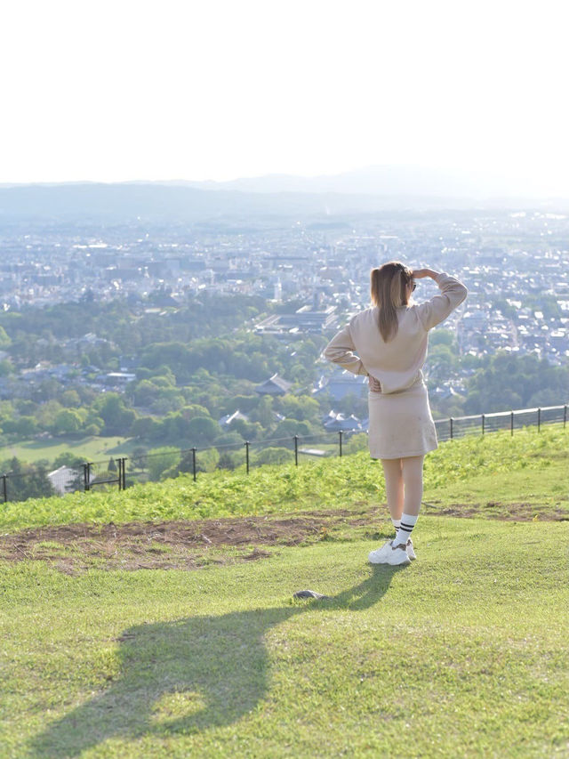 ชมพระอาทิตย์ตกที่ Mount Wakakusa Nara ชมพระอาทิตย์ตกที่ Mount Wakakusa Nara