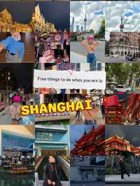 Free Places to add into your Shanghai itinerary!!!