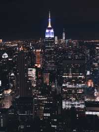 NEW YORK – MANHATTAN SKYLINE AT NIGHT