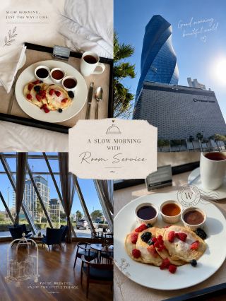 A Slow Morning, Served to My Room ☕️🥞