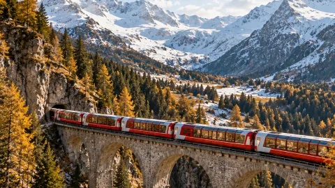 🚂 EP.2 | Glacier Express — สวิตเซอร์แลนด์ 🇨🇭
รถไฟสายชมวิว — traveler post in อันเดอมัทท์