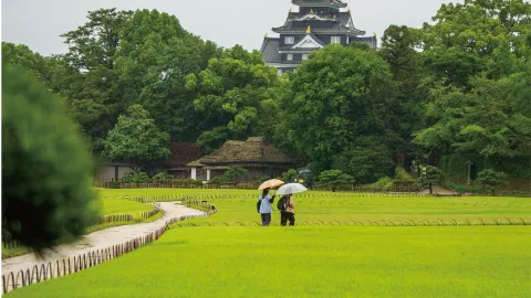 日本三名園で出会う四季の美しさ、岡山後楽園。 — traveler post in 水戸