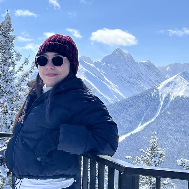 Banff Gondola on winter looks like