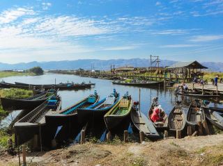 Inle lake boat Myanmar 🇲🇲 