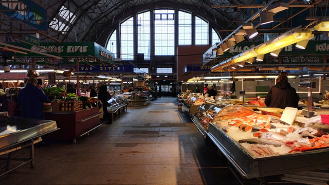 Riga Central Market from airship hangars becomes to market!